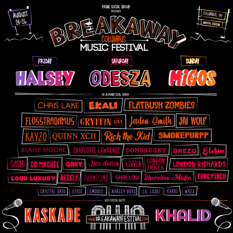 breakaway music festival charlotte bookings