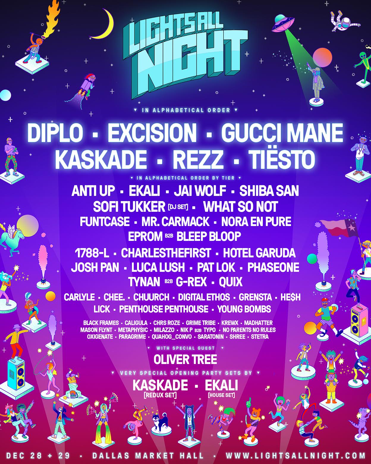 Lights All Night Festival Releases Full New Years Lineup EDM Maniac