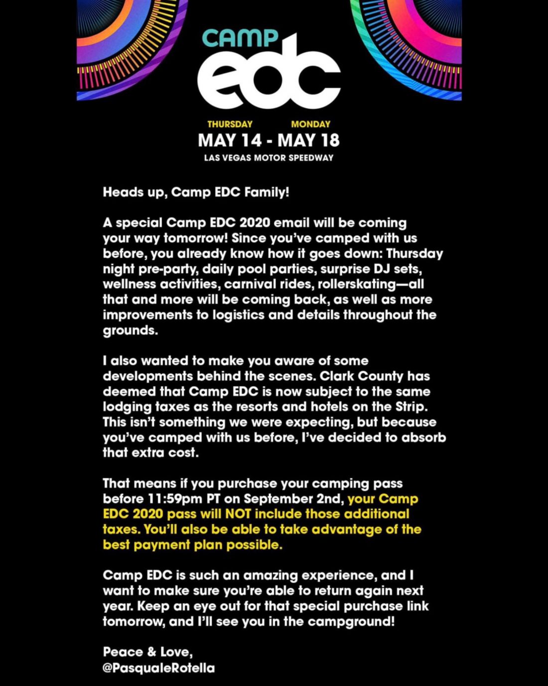Camp EDC Now Subject To Las Vegas Lodging Tax | EDM Maniac
