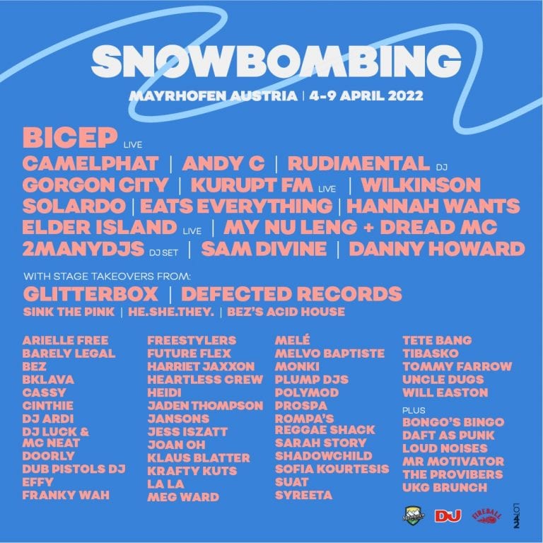 Austria's Snowbombing Festival Announces Lineup For 2022 EDM Maniac