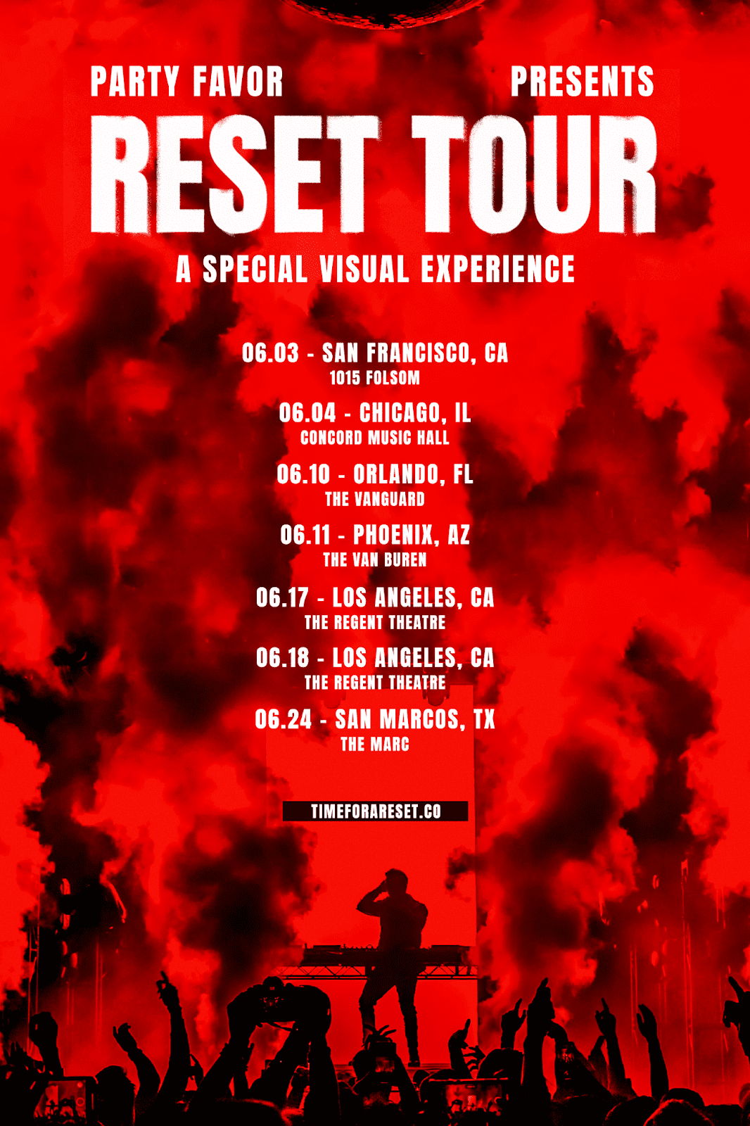 Party Favor Announces New 'Reset' Album and Full Tour EDM Maniac