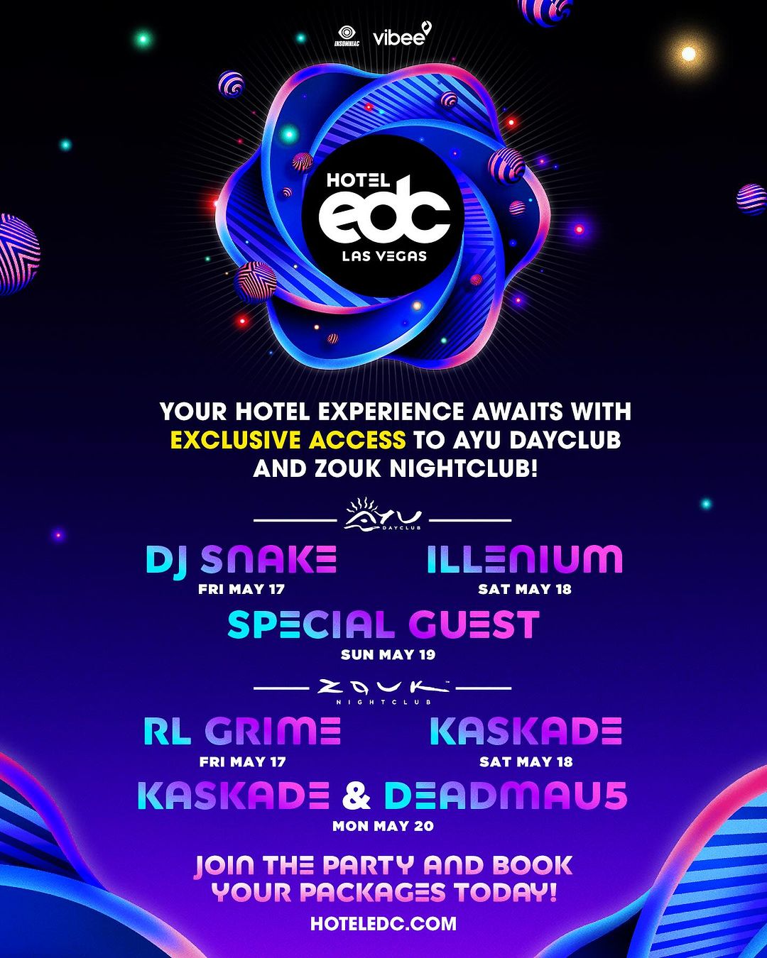 Insomniac Shares Lineup For Hotel EDC 2024 edmnews