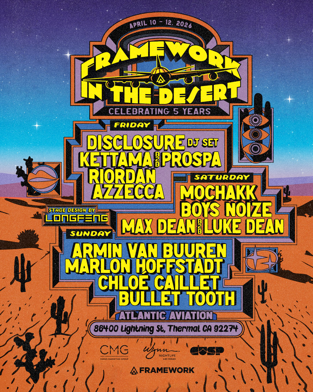 Framework in the Desert